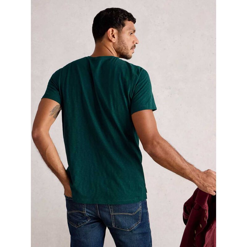 White Stuff Abersoch Graphic Pocket Bike Tee image number 1